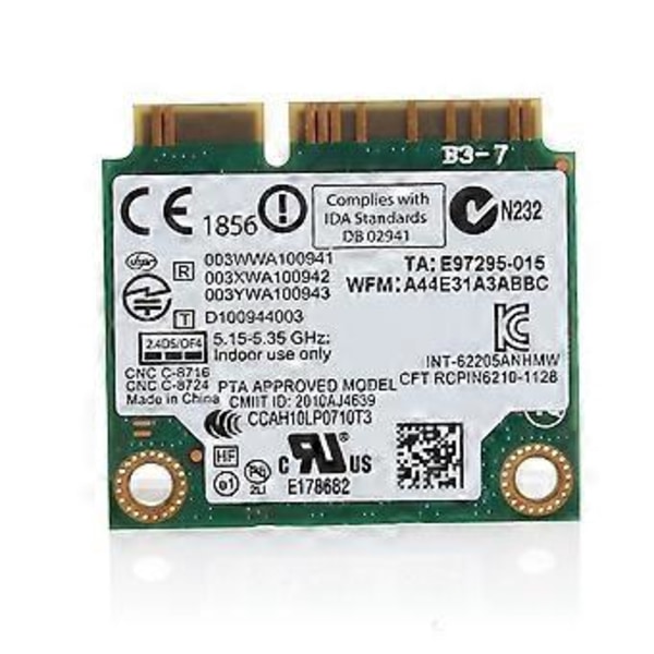 Uusi Intel Dual Band Wireless Wifi -kortti 300Mbps Nopea WI-FI Lenovo Thinkpad X230 T430 60Y3253 -malleille