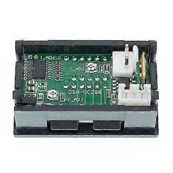 Huamade DC 0-100V 10A Digital Voltmeter Amperemeter Dobbelt Display Spændingsdetektor Strømmåler Panel Amp Volt Måler 0.28\" Rød Blå LED