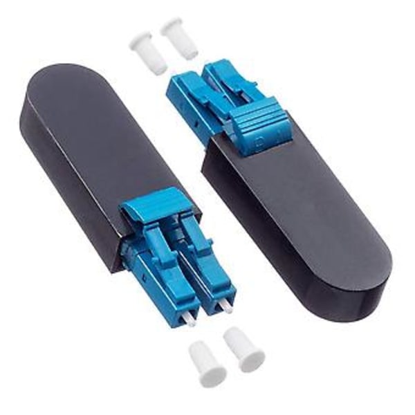 2-pakning Single Mode Lc/upc Fiber Optisk Loopback Adapter Kabel, Singlemode 9/125 Testplugg For Testing