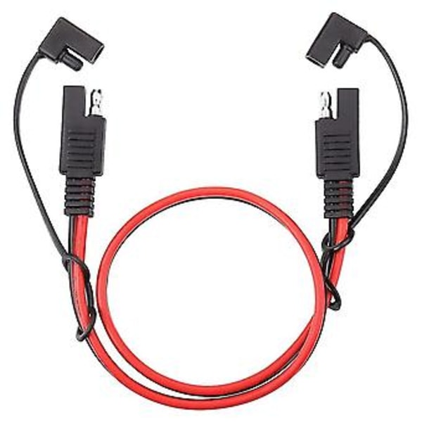 Förlängningskabel 3ft 14awg till snabbkopplingskontakt för solpanelbatteri motorcykel traktor