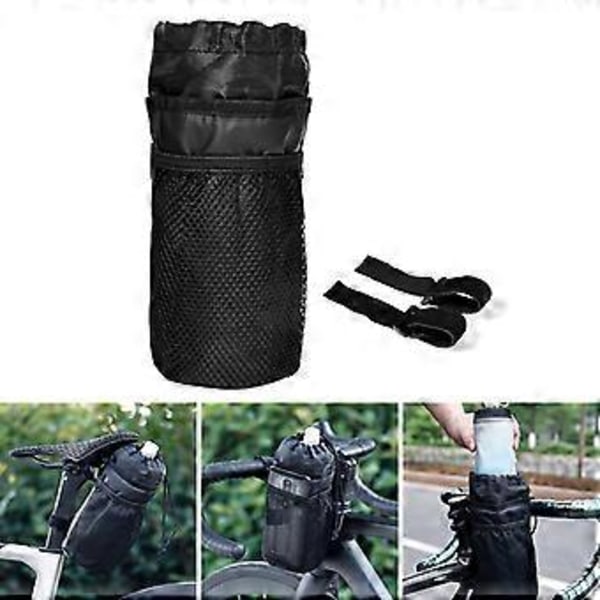 Cykel Vandflaskeholder Taske Cykeltaske Styr Stam Taske Cykler Kop Drikkeholder Isoleret Stam Taske Cykel Opbevaringspose