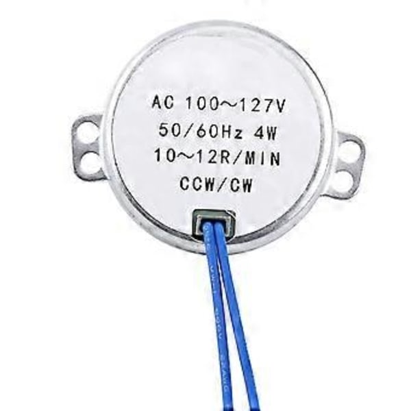1kpl AC 100-127V 4W Synkronimoottori 50/60Hz CCW/CW Vaihteistomoottori