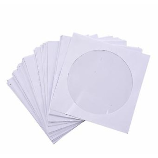 50 st 5 tums CD DVD-fickor med flikförslutning