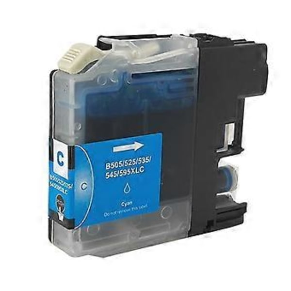 4 stk. LC539XL LC535X Kompatible blækpatroner til Brother DCP-J100/DCP-J105/MFC-J200 Inkjetprinter Forebygger tilstopning