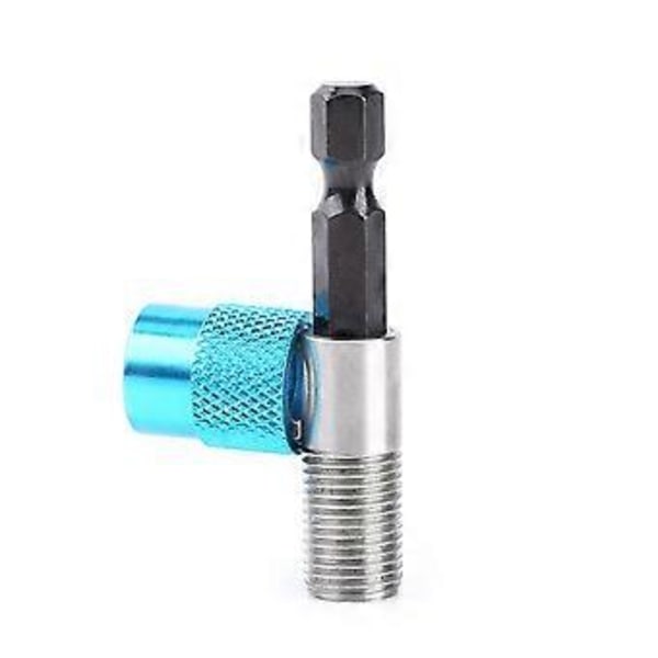 1/4 tuuman kuusiokantainen magneettinen ruuvikärjen pidike jatkovarsi sähköporakoneelle ruuvimeisselille, pituus 60 mm
