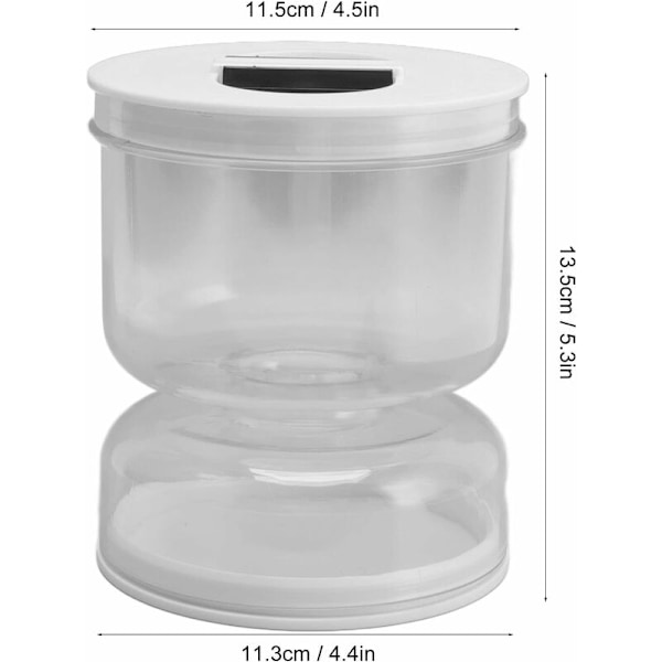 Pickle och olivburk, torr och våt separation lufttät Kimchi burk lufttät Kimchi timglasburk torr och våt dispenser