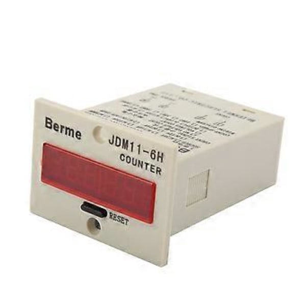JDM11-6H 6-siffrig Elektronisk Räknare DC36V