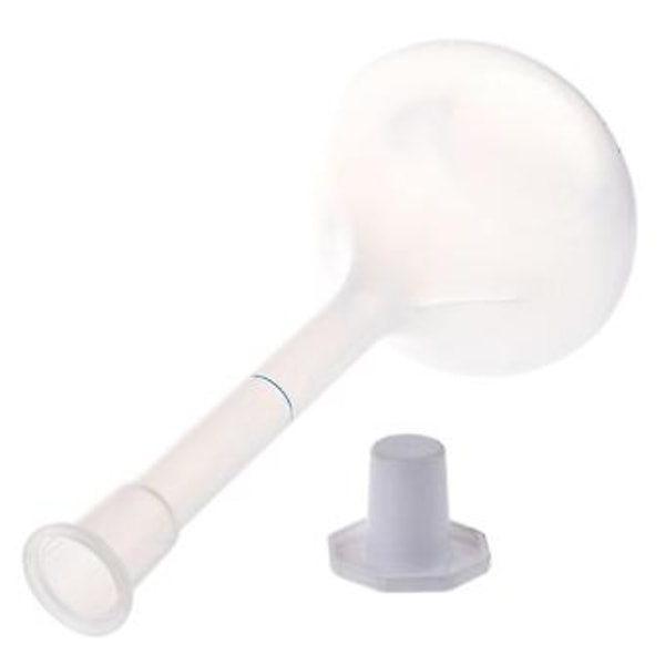 500ml Langhalset Klar Hvid Plast Volumetrisk Målekolbe