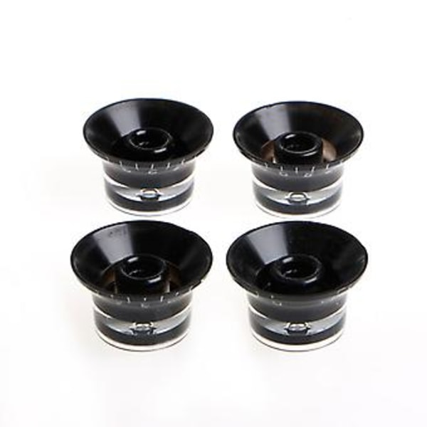 2 Tone 2 Volum Knotter Gitar Kontroll Sølv Hatt Klokke Topp Potensiometer C