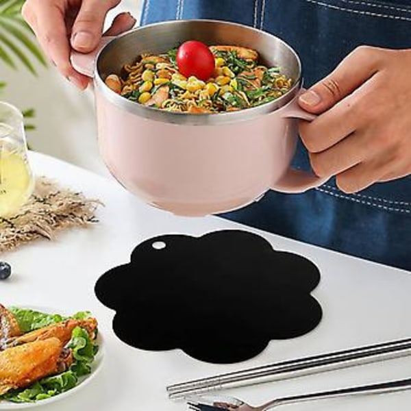 4 st Elektrisk Induktionshäll Skyddsmatta 25cm Halkfri Matta Silikon Toppskydd