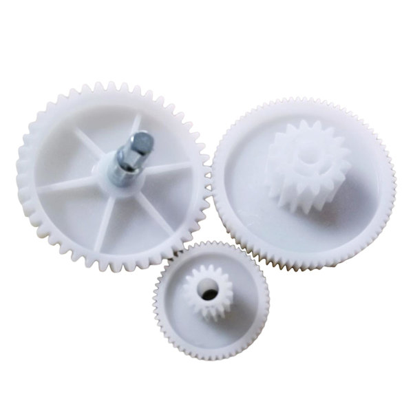 3 stk./sæt kødhakker kødhakker plastgear husholdningspølsefylder chiliprocessor udskiftningsgearkasse reservedele køkkenapparat diy t