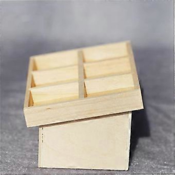 Träleksaker Grönsaksstånd Modell Ornament Dockmarknad Försäljningsstånd Födelsedagspresent Barnmarknad Fruktstånd