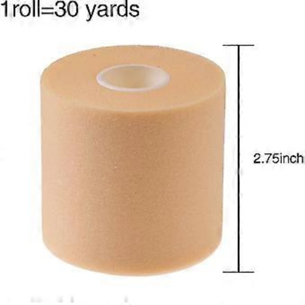 3 Stykker Vikletape Atletisk Skum Underlagstape