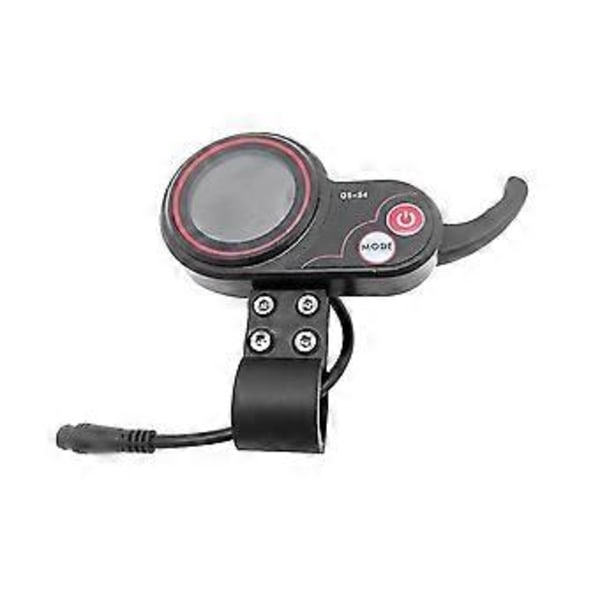 Qs-s4 48v-60v Tumgas LCD Display Mätare+knapp För Zero 8 9 10 8x 10x Elscooter