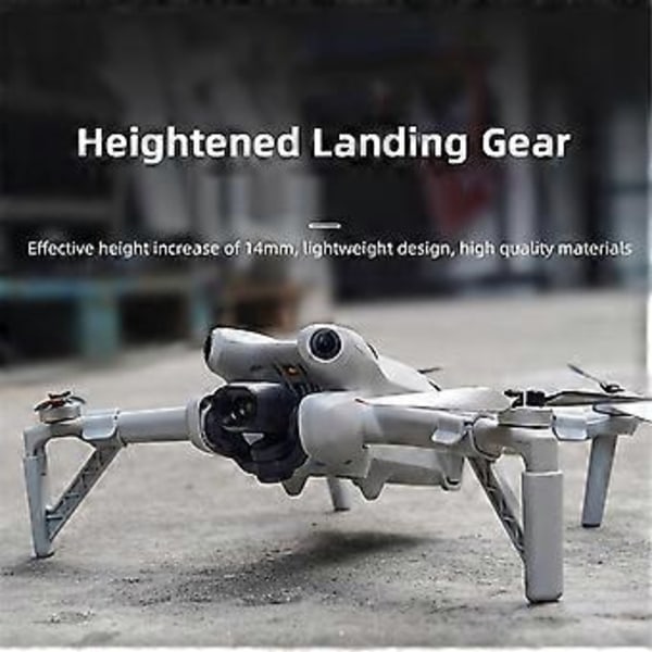 Laajennettu laskutelineen jalka MINI 4 PRO:lle Kannettava korotettu korkeuskiinnike Drone-tarvikkeet