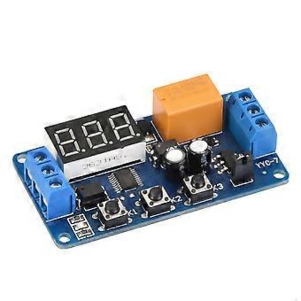 Justerbar Cykeltimer Kontrollrelä Tidsfördröjningsbrytare Modul 3V 3.7V 4.5v 5v 6v 7.4V