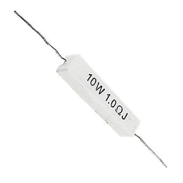 1.0 Ohm 10w Langoitettu Keraaminen Sementtivastus 5 kpl
