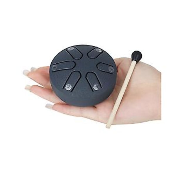 Mini Etal -rumpu 3 tuumaa 6 T Etal -rumpu aloittelijoille, teräsrumpu, lyömäsoitin