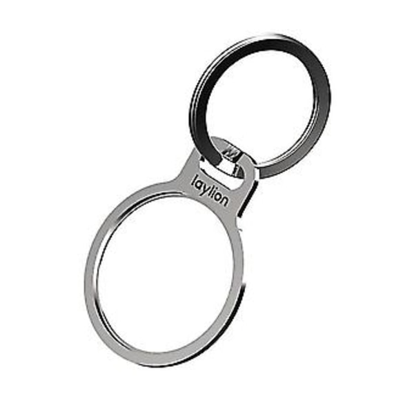 Laylion Holder Ring Case til Airtag Tracker, Nøglering, Nøglering