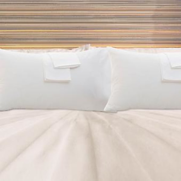2 kpl Puuvilla Mukava Antiallerginen Tyynyliina Tyynyliinan Päällinen Kodin Sisustus (Valkoinen 50*75cm)
