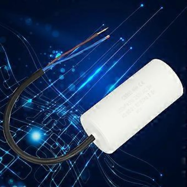 CBB60 Driftkondensator med ledning 250V AC 100uF 50/60Hz for motorluftkompressor