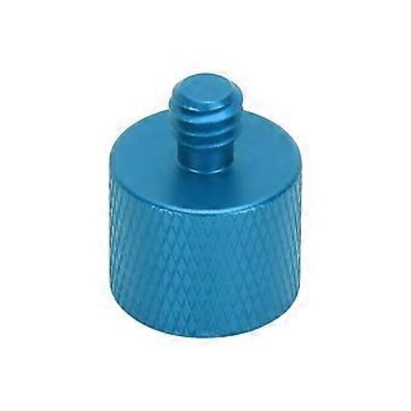 Skruvkonverterare 3/8in Hona till 1/4in Hane Gängadapter för Stativ Monopod Kamera PhotoBlue (A1-B)