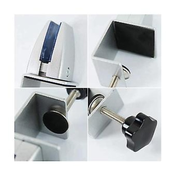 2 stk. Legeringsglas Klips Justerbar Mobil Skærm Klips Skrivebord IT Klips