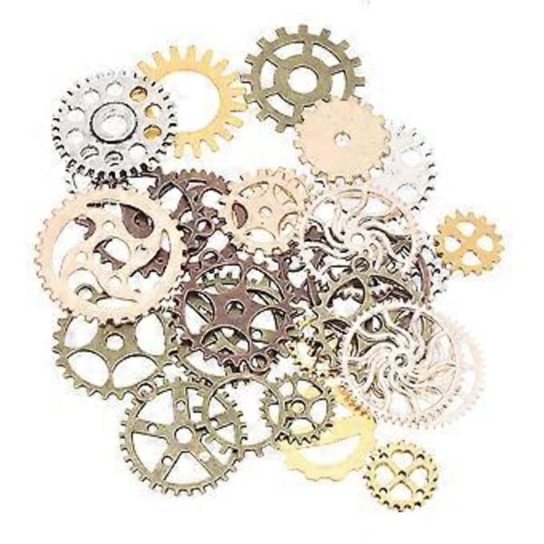 Skab Din Egen Stil: Assorterede Antikke Vintage Gear Charms til DIY Smykker