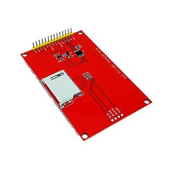 Ilmainen toimitus Spi-moduuli 14 Pin 3.2 tuuman 18p Ili9341 Tft Lcd -näyttö 4-johtiminen sarjaportti 320x