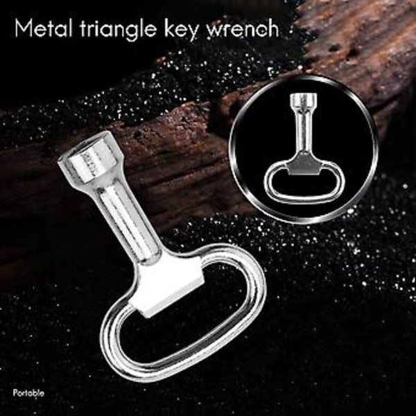 Avainura pultille kolmionmuotoiselle metallipaneelille 8 mm x 2