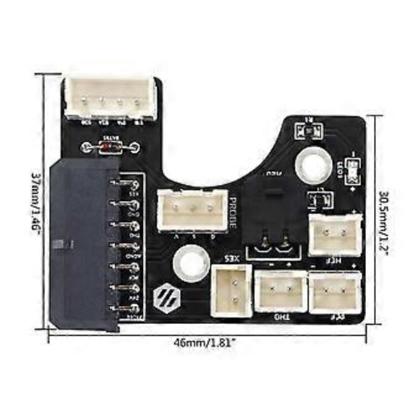 3D Printer Vorn Ekstruder Dele Hartk Afterburner Værktøjshoved PCB Board V4.0, til Vorn V0, V0.1
