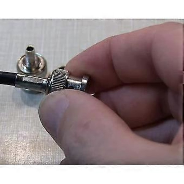 10 X Bnc Krympkontakter För Rg59 Koaxkabel (d-4-)
