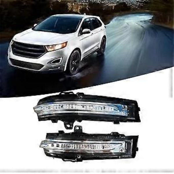 1 Par Sidespejl Blinklys FK7B-17D742 FK7B-17D743 til Edge 2015-2020 LED Sidespejl Indikatorlys