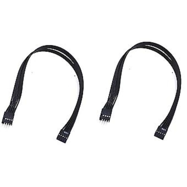 Emolevyn 9-nastainen USB 2.0 uros-naaras jatkojohto datakaapeli 30cm USB-jatkokaapeli