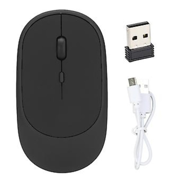 Trådløs Mus, Oppladbar Ergonomisk Datamus Bærbar PC Mus Trådløs Praktisk Bruk