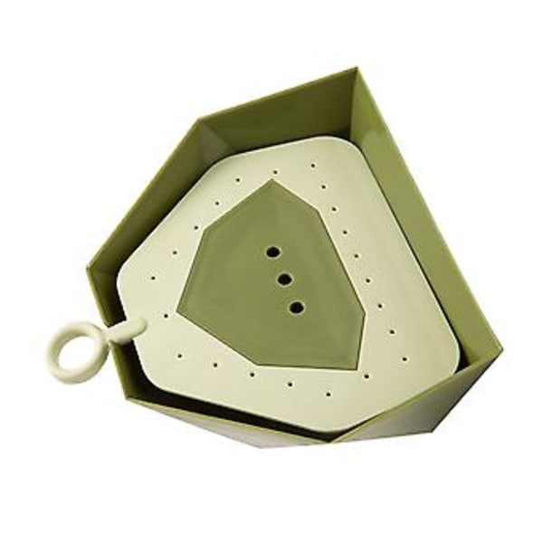 Rengöringsskrapa med Vattenavdragare HIPS PP TPR Mini Bordsstädare med Förvaringsfodral för Badrum Kök Kontor Grön