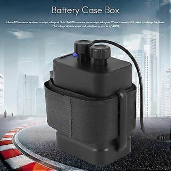 Vedenpitävä DIY 6x Kotelo 12V DC ja USB Virtalähteellä Pyörän LED-valolle, Matkapuhelimelle, Reitittimelle