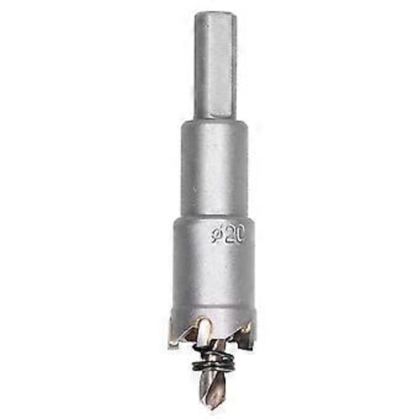 Hålsåg Borr TCT Hårdmetall Skärare Borrverktyg för Metall Trä 20mm