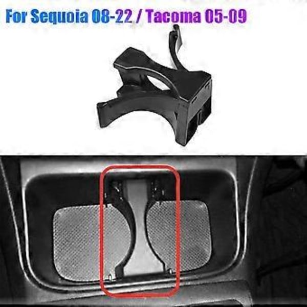 Til Sequoia 2008-2022 / 2005-2019 Midterkonsol Kopholder Indsats Divider 55604-04010