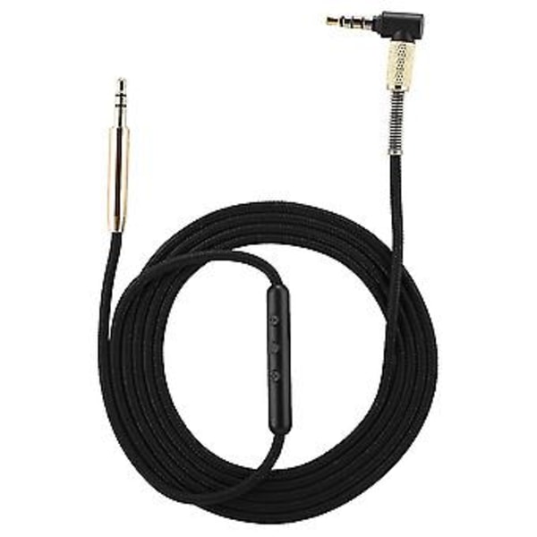 3,5 mm lydkabel Hi-Fi Stereo TPE-ledning Lav Latens Tapsfri Lydoverføring (Med Mikrofon)