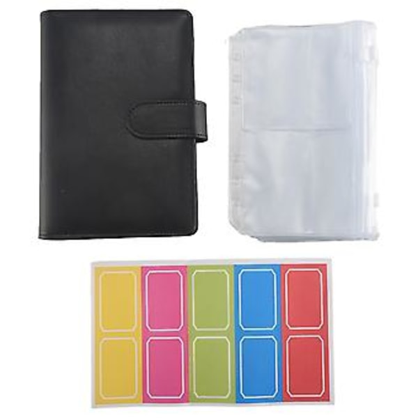 14 Binder Lommer A6 Med Binder Omslag, 6 Ringe Budget Binder Med Kontant Kuvert, Min Opsparing
