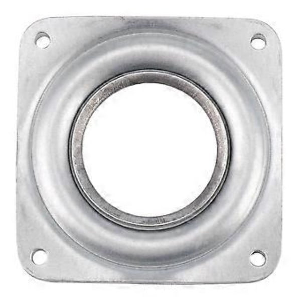 Drejbar kugleleje metalplade - 72 x 72 x 9 mm