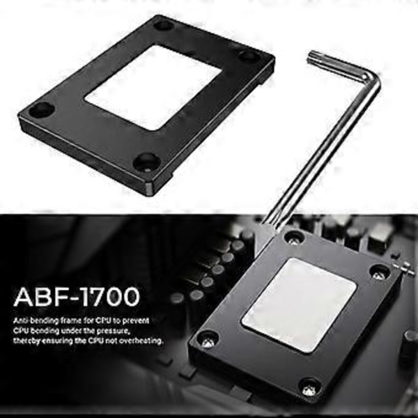 1 Sett Anti-Bøye CPU-ramme For ABF 1700 AM5-TPGS CPU Fikseringsspenne Aluminium