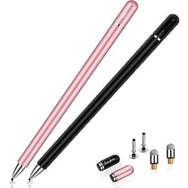 Stylus for iPad (2 stk), StylusHome Magnetisk Disk Universal Stylus Penner