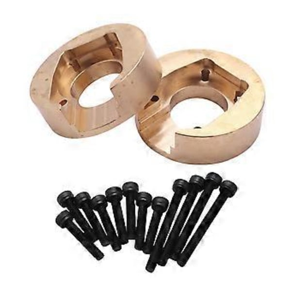 2 stk. 110G Messing Motvekt Balansevekt for CR3.4 KHAMBA CR1.8 Yucatan RC Crawler Bil Oppgraderingsdeler