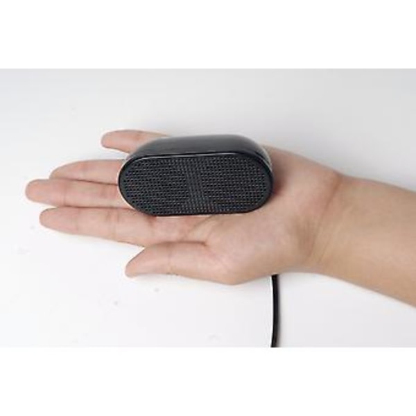 Mini USB-högtalare Bärbar Högtalare Stereo Högtalare (svart)