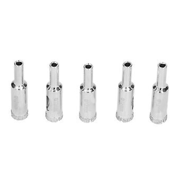 5 st Glasborr Hålsåg Tjockt Sandlager Jämn Plätering Fast Tidsbesparande Kakelverktyg för Kakel Glas Keramik