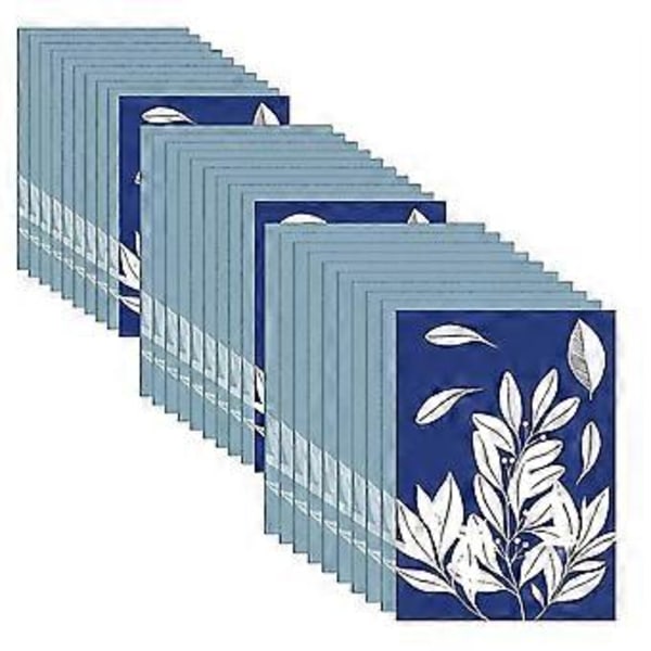 50 Ark Print Papir Cyanotype Papir A4 A5 A6 Sol Tegnepapir Sensitivt Printpapir Kompatibelt