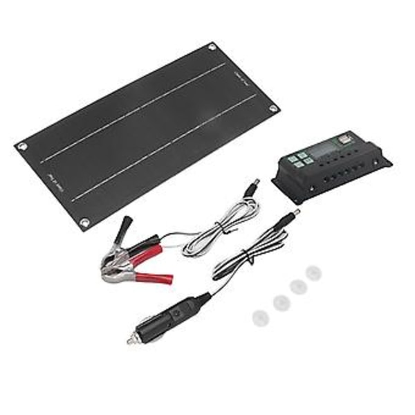 600W Solcellepanel Batterilader Kit Bærbar 18V Solcelle Batterilader for Bobil Bil