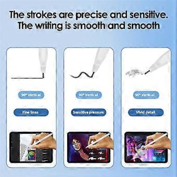 Slitesterk - Fin Spiss Presis Kontroll Stylus Penn Spisser for Blyant HB Dobbel-Lags Erstatningsspiss A